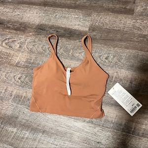 NWT Lululemon Align Tank Cropped - Dusty Clay - Sz 8